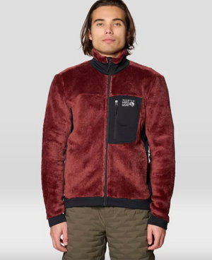Polartec High Loft Jacket - Bourbon Brown, Black