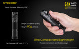 4400 流明手電筒 E4K (Palm-sized Tactical Flashlight ）
