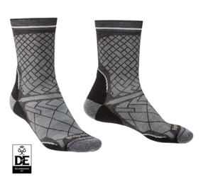 Men's Ultra Light T2 Coolmax Performance Boot (Black / Grey)