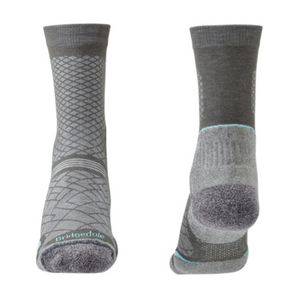 Women's Ultra Light T2 Coolmax Performance Boot (Dark and light grey)