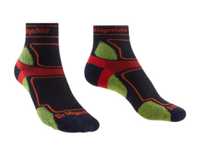 Trail Run Men's Ultra Light T2 Coolmax Sport 3/4 Crew