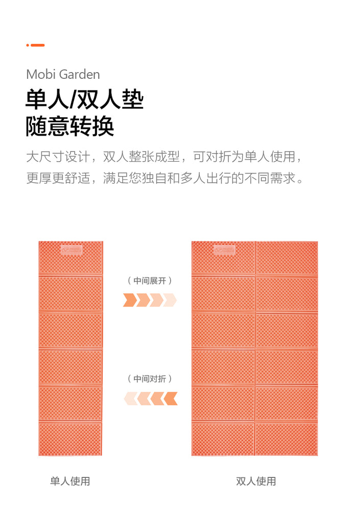 Lightweight Egg Crate Foldable Sleeping Pad 防潮蛋槽蛋巢折疊地墊(雙人)