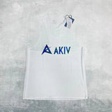 AKIV Racing Singlet Unisex - White
