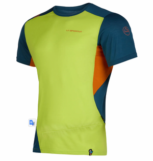 Grip T-shirt M Lime Punch/Storm Blue