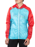 Briza Windbreaker Jkt Women's (Malibu Blue/Hibiscus)