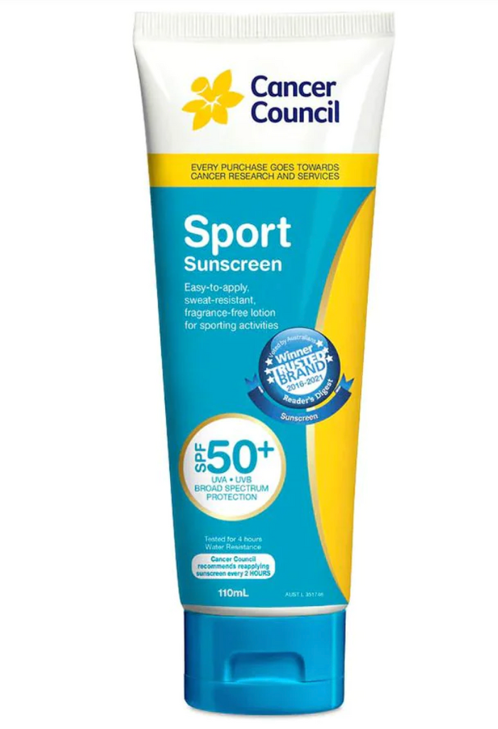 Cancer Council Sports UPF50+ sunscreen 運動型防曬霜
