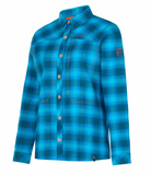 Rambler Flannel Shirt W (Storm Blue/Cherry Tomato)
