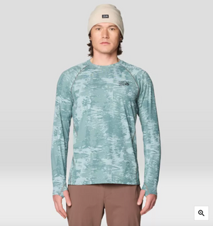 Crater Lake Long Sleeve Crew - Glacial