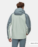 Crater IV HS Hooded Jacket AF Men - Silver sage-strata