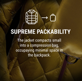 Lumina 100 Down Jkt M -Savana