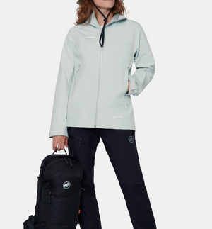 Crater Light HS Hooded Jacket AF Women - Silver sage