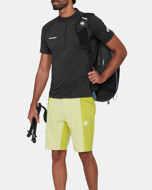 Ducan FL Half Zip T-Shirt AF Men - Black