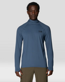 Crater Lake Long Sleeve Hoody Men - Astral Blue