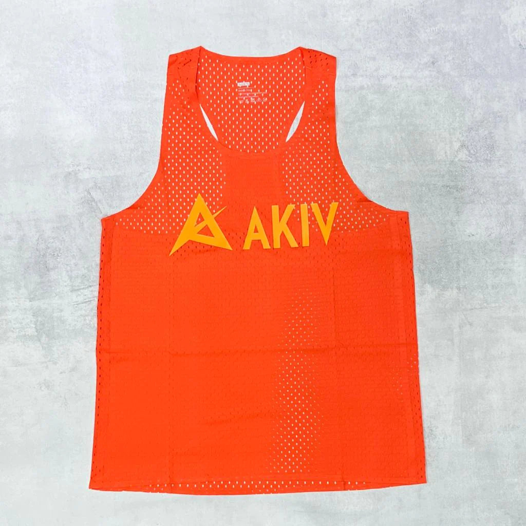 AKIV Racing Singlet Unisex - Orange