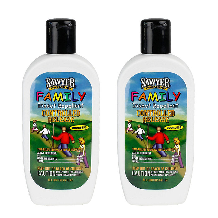 Family Insect Repellent 6oz Lotion （20% DEET）