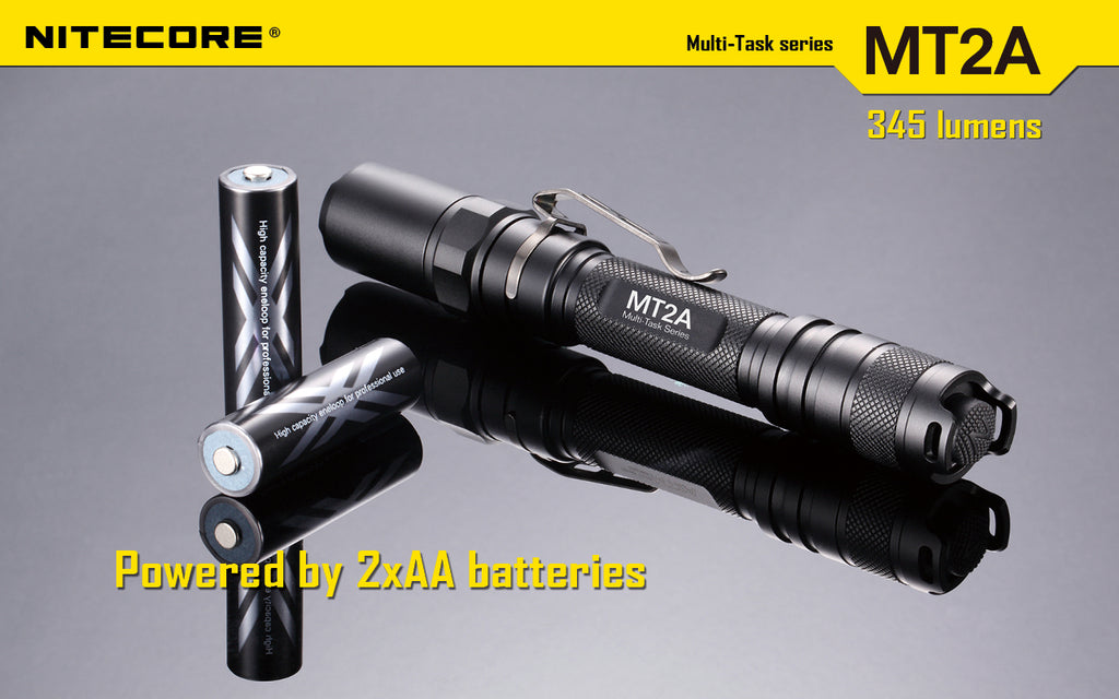 MT2A （2 AA high intensity flashlight）(345 lumens)