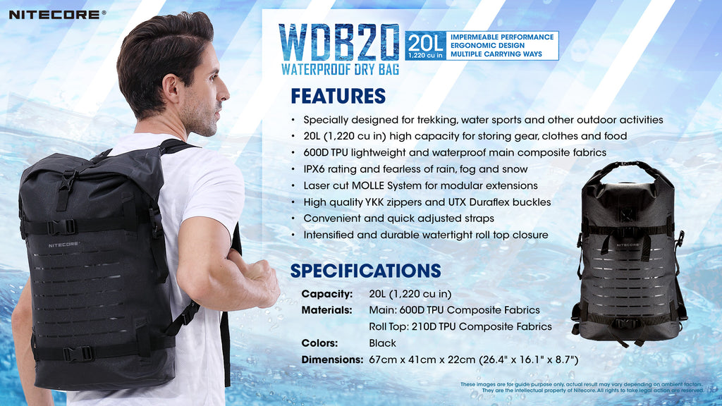 WDB20 （Waterproof backpack 20L)
