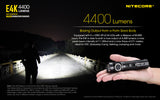 4400 流明手電筒 E4K (Palm-sized Tactical Flashlight ）