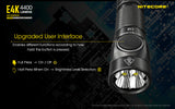 4400 流明手電筒 E4K (Palm-sized Tactical Flashlight ）