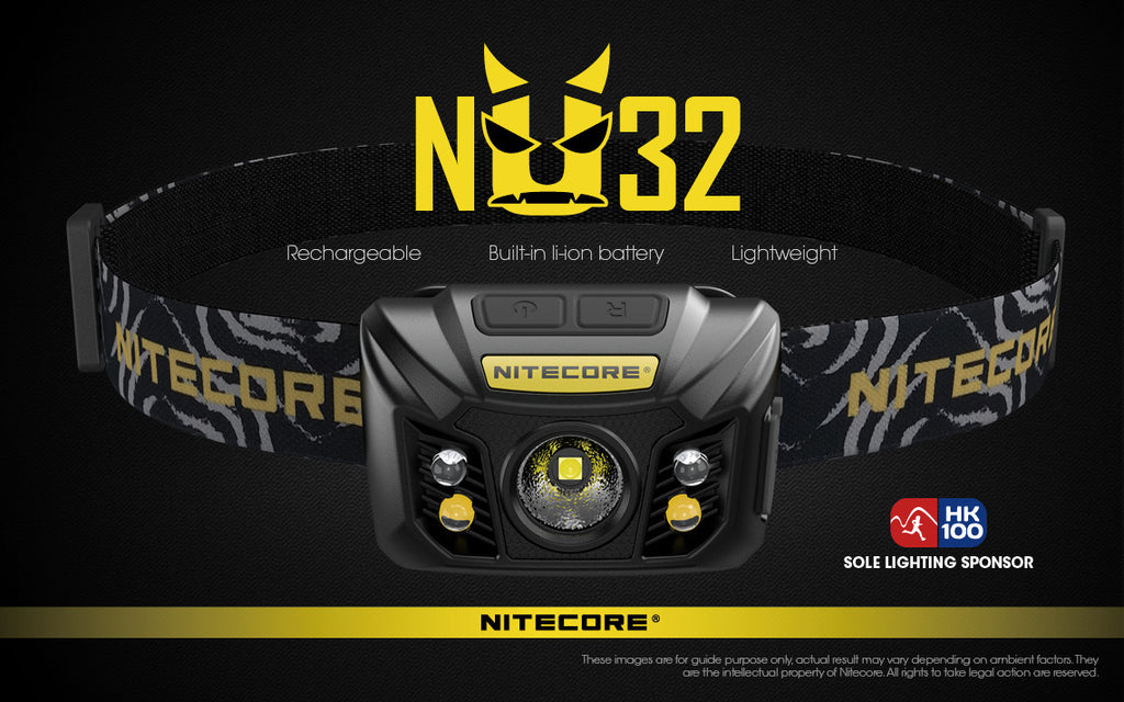NU32 (Rechargeable headlamp)(550 lumens)(可充電頭燈)