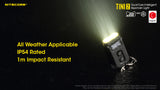 Tini 2 (Keychain flashlight )(500 lumens）