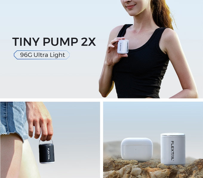 Flextail Tiny Pump 2X 戶外便攜充電式氣泵 （ 3-in-1 Outdoor Pump & Camping Lantern）