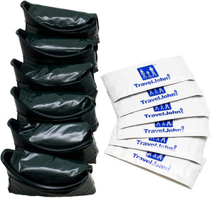 Travel John (Disposable Urinals 6 packs)