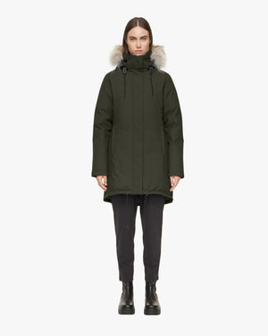 Genia(Khaki) (Down parka for -30°C environment)
