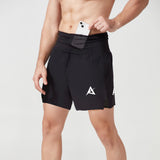 AKIV Multi-Pocket 2-in-1 Running Shorts (Unisex)