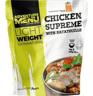 Chicken supreme with ratatouille 脫水糧