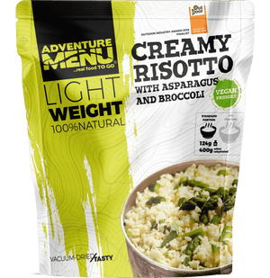 Creamy risotto with asparagus and broccoli (VEGAN) 脫水糧