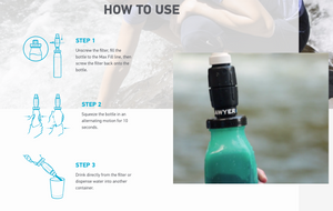 S2 Foam Filter Bottle 20-oz