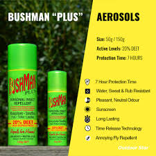 Bushman Repellent Plus 20% Deet (With Sunscreen)(50g)