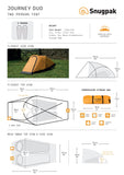 Snugpak Journey Duo Tent 雙人帳篷(連Footprint)
