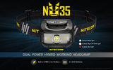 NU35 (Rechargeable headlamp)(460 lumens)(可充電頭燈)