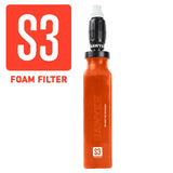 S3 Foam Filter Bottle 20-oz