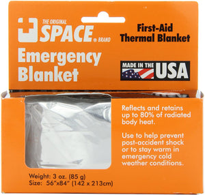 Emergency space blanket (silver)